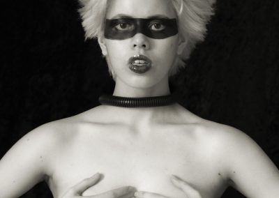 Juno Portrait. Large format film.