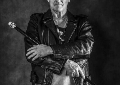 Ageing punk portrait - digital